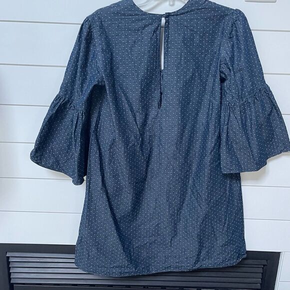 Natalie deayala blue blouse size medium - Picture 5 of 6